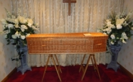 Wicker Coffin